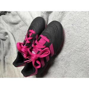 Adidas Kids Soccer Cleats Size 12K Pink and Black